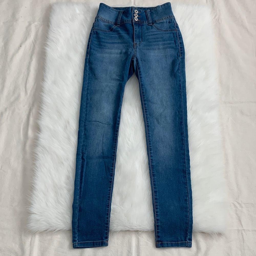 Vanilla Star Dark Blue Skinny Jeans